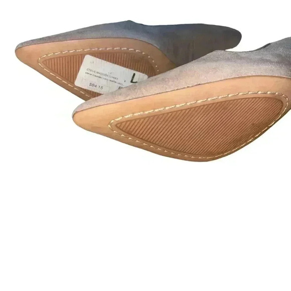 Steve Madden Pale Pink Suede Kitten Heel - Picture 7 of 8